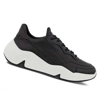 Baskets Ecco Chunky Femme Noir | FR 214UZG